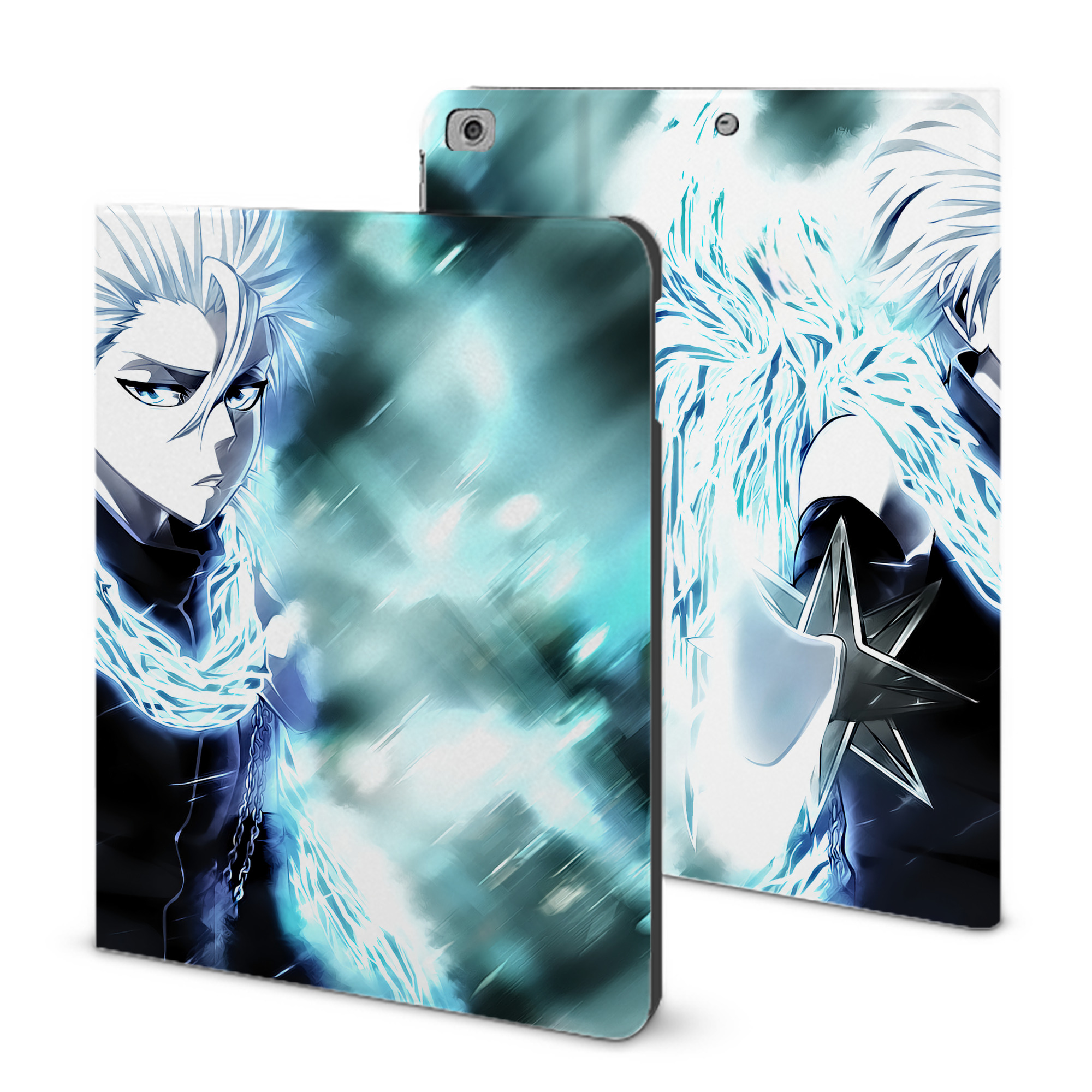 （画像用） ブリーチ BLEACH IPad ケース ブック型 PUレザー TPU 耐衝撃 軽量 薄型 ペン収納なし 全面保護 IPad 各モデル対応